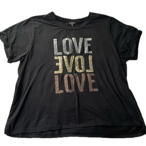 Black “Love” Tshirt